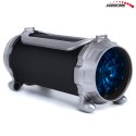 GŁOŚNIK BAZOOKA BLUETOOTH AUDIOCORE, RADIO FM, KARTA MICROSD, CZARNY, MOC 100W, 2000MAH, AC890