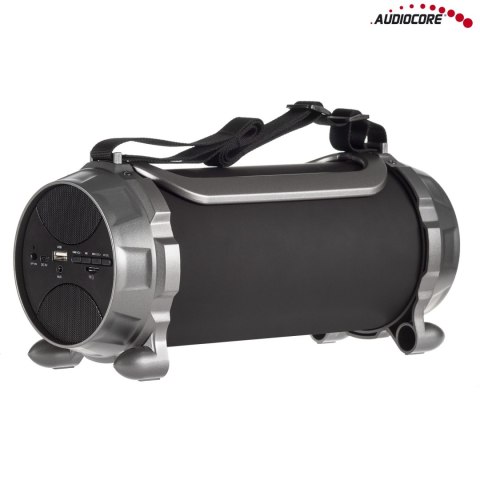 GŁOŚNIK BAZOOKA BLUETOOTH AUDIOCORE, RADIO FM, KARTA MICROSD, CZARNY, MOC 100W, 2000MAH, AC890 GŁOŚNIK BAZOOKA BLUETOOTH AUDIOCORE, RADIO FM, KARTA MICROSD, CZARNY, MOC 100W, 2000MAH, AC890