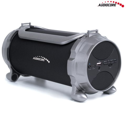 GŁOŚNIK BAZOOKA BLUETOOTH AUDIOCORE, RADIO FM, KARTA MICROSD, CZARNY, MOC 100W, 2000MAH, AC890 GŁOŚNIK BAZOOKA BLUETOOTH AUDIOCORE, RADIO FM, KARTA MICROSD, CZARNY, MOC 100W, 2000MAH, AC890