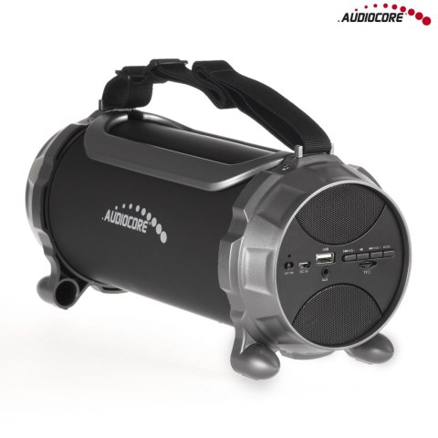 GŁOŚNIK BAZOOKA BLUETOOTH AUDIOCORE, RADIO FM, KARTA MICROSD, CZARNY, MOC 100W, 2000MAH, AC890 GŁOŚNIK BAZOOKA BLUETOOTH AUDIOCORE, RADIO FM, KARTA MICROSD, CZARNY, MOC 100W, 2000MAH, AC890