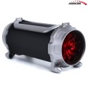 GŁOŚNIK BAZOOKA BLUETOOTH AUDIOCORE, RADIO FM, KARTA MICROSD, CZARNY, MOC 100W, 2000MAH, AC890