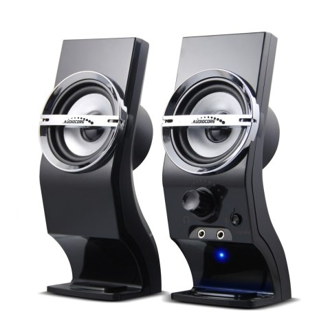 GŁOŚNIKI KOM PUTEROWE 6W AUDIOCORE, USB, BLACK, AC805 GŁOŚNIKI KOM PUTEROWE 6W AUDIOCORE, USB, BLACK, AC805