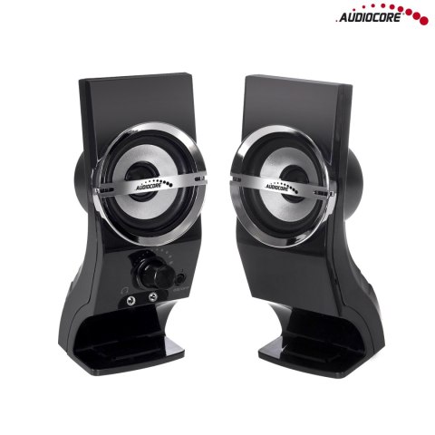 GŁOŚNIKI KOM PUTEROWE 6W AUDIOCORE, USB, BLACK, AC805 GŁOŚNIKI KOM PUTEROWE 6W AUDIOCORE, USB, BLACK, AC805