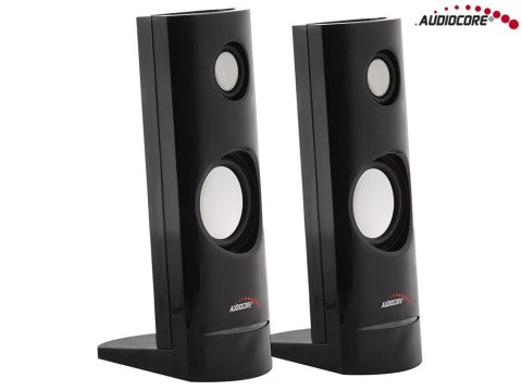 GŁOŚNIKI KOM PUTEROWE 8W USB BLACK AUDIOCORE AC860 GŁOŚNIKI KOM PUTEROWE 8W USB BLACK AUDIOCORE AC860