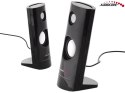 GŁOŚNIKI KOM PUTEROWE 8W USB BLACK AUDIOCORE AC860