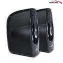 GŁOŚNIKI KOM PUTEROWE AUDIOCORE, 6W, USB, BLACK, AC855 B