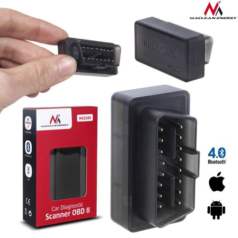 INTERFEJS DIAGNOSTYCZNY OBD2 MACLEAN, 4.0 BLUETOOTH, IOS, ANDROID, MCE200 INTERFEJS DIAGNOSTYCZNY OBD2 MACLEAN, 4.0 BLUETOOTH, IOS, ANDROID, MCE200