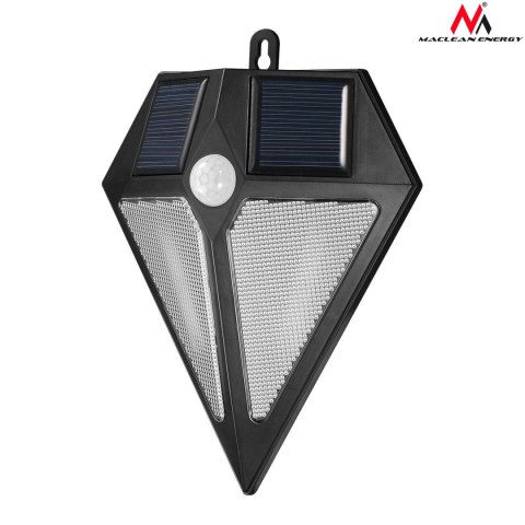 LAM PA LED MACLEAN, SOLARNA, ŚCIENNA, Z CZUJNIKIEM RUCHU, 6 LED, 2x SOLAR, MCE168 LAM PA LED MACLEAN, SOLARNA, ŚCIENNA, Z CZUJNIKIEM RUCHU, 6 LED, 2x SOLAR, MCE168
