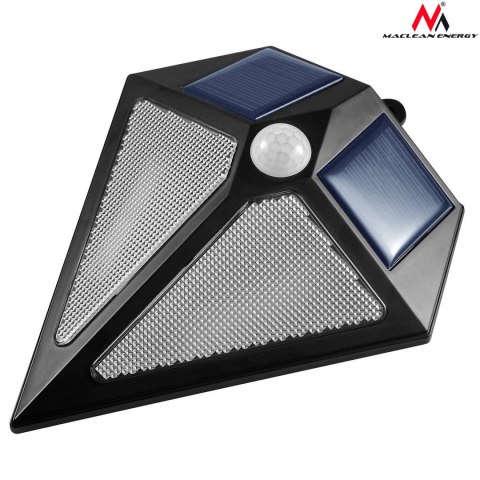 LAM PA LED MACLEAN, SOLARNA, ŚCIENNA, Z CZUJNIKIEM RUCHU, 6 LED, 2x SOLAR, MCE168 LAM PA LED MACLEAN, SOLARNA, ŚCIENNA, Z CZUJNIKIEM RUCHU, 6 LED, 2x SOLAR, MCE168