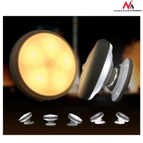 LAM PA LED Z SENSOREM RUCHU MACLEAN, MAGNES, TYLNE PODŚWIETLENIE, TRYBY ŚWIECENIA: CIĄGŁY, CZUJNIK PIR, 3xAAA, MCE223 LAM PA LED Z SENSOREM RUCHU MACLEAN, MAGNES, TYLNE PODŚWIETLENIE, TRYBY ŚWIECENIA: CIĄGŁY, CZUJNIK PIR, 3xAAA, MCE223