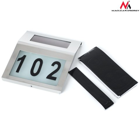 LAM PA SOLARNA LED MACLEAN, Z NUMEREM DOMU, MCE172 LAM PA SOLARNA LED MACLEAN, Z NUMEREM DOMU, MCE172