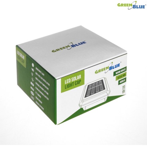 LAM PA SOLARNA LED NA SŁU PEK GREENBLUE, 60x60MM, DASZEK KO PERTOWY, GB126 LAM PA SOLARNA LED NA SŁU PEK GREENBLUE, 60x60MM, DASZEK KO PERTOWY, GB126