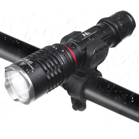 LATARKA LED CREE 800 LUMEN MACLEAN, ŁADOWARKA, UCHWYT ROWEROWY, MCE220 LATARKA LED CREE 800 LUMEN MACLEAN, ŁADOWARKA, UCHWYT ROWEROWY, MCE220