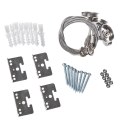 LINKI DO MONTAŻU  PANELU LED SUFITOWEGO LED4U LD159 -ZESTAW  PASUJE DO 600*600,300*300, 300*600,300*1200,600*1200MM