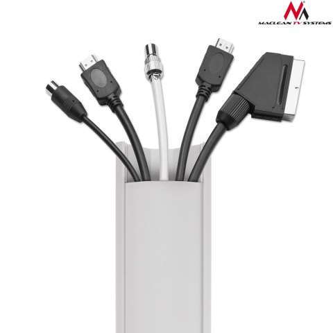 LISTWA MASKUJĄCA MACLEAN, KANAŁ KABLOWY, Z TAŚMĄ , BIAŁA, 1.5M 56*32MM, MCTV-576 LISTWA MASKUJĄCA MACLEAN, KANAŁ KABLOWY, Z TAŚMĄ , BIAŁA, 1.5M 56*32MM, MCTV-576