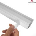 LISTWA MASKUJĄCA MACLEAN, KANAŁ KABLOWY, Z TAŚMĄ , BIAŁA, 1.5M 56*32MM, MCTV-576
