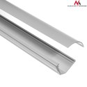 LISTWA MASKUJĄCA MACLEAN, KANAŁ KABLOWY, Z TAŚMĄ , BIAŁA, 1.5M 56*32MM, MCTV-576