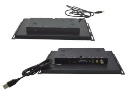 MONITOR DOTYKOWY I PS O PEN FRAME LED 10CALI FULL HD VGA HDMI USB AV 12V 230V