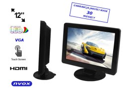 MONITOR DOTYKOWY LED 12CALI HD VGA HDMI