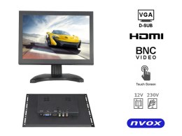 MONITOR DOTYKOWY O PEN FRAME LED 8CALI VGA HDMI AV BNC 12V 230V