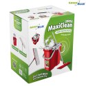 MO P  PŁASKI Z WIADREM I WYCISKACZEM GREENBLUE, DWA WKŁADY MICROFIBRA HQ,  POJEMNOŚĆ 8L, MAxICLEAN GB850