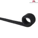 ORGANIZATOR KABLI MACLEAN, TAŚMA, RZE P, DWUSTRONNA, 20MM*15.3M, CZARNA, MCTV-542