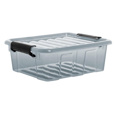 POJEMNIK Z POKRYWĄ PLAST TEAM HOME BOx 1,6L TRANS PARENTNY SZARY POJEMNIK Z POKRYWĄ PLAST TEAM HOME BOx 1,6L TRANS PARENTNY SZARY