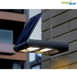 SOLARNA LAM PA ŚCIENNA GREENBLUE GB131 LED 12W - DWIA NIEZALEŻNE KIERUNKI ŚWIATŁA