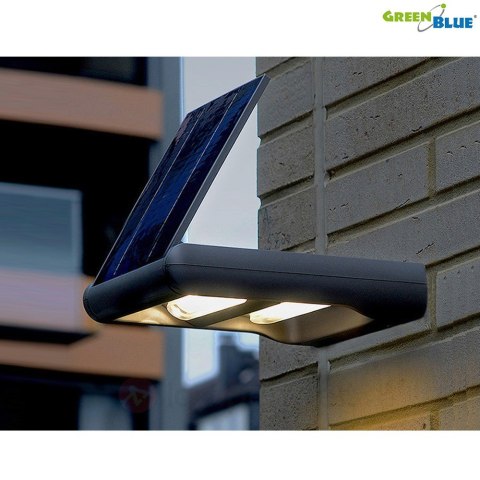SOLARNA LAM PA ŚCIENNA GREENBLUE GB131 LED 12W - DWIA NIEZALEŻNE KIERUNKI ŚWIATŁA SOLARNA LAM PA ŚCIENNA GREENBLUE GB131 LED 12W - DWIA NIEZALEŻNE KIERUNKI ŚWIATŁA