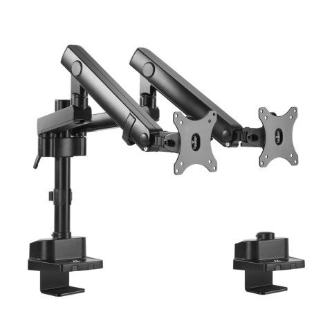 UCHWYT MACLEAN, BIURKOWY NA 2 MONITORY LCD, VESA 75x75 ORAZ 100x100, 17-32", 2x8KG, MC-812 UCHWYT MACLEAN, BIURKOWY NA 2 MONITORY LCD, VESA 75x75 ORAZ 100x100, 17-32", 2x8KG, MC-812