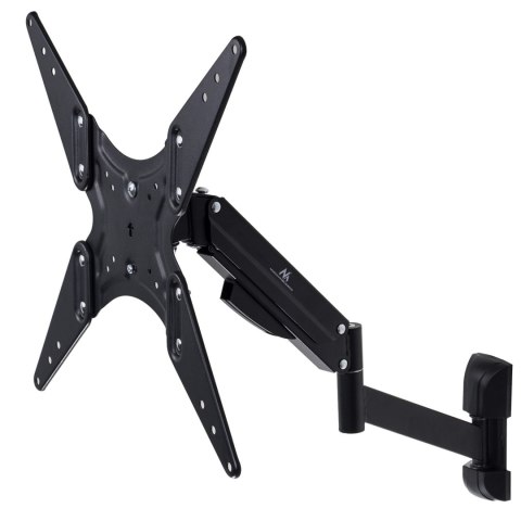 UCHWYT DO TV MACLEAN, DO TELEWIZORA LUB MONITORA, GAZOWA S PRĘŻYNA, 2 RAMIONA, REGULACJA WYSOKOŚCI 25CM, 32"-55", 22KG, CZARNY, M
