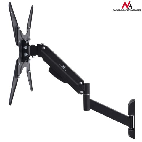 UCHWYT DO TV MACLEAN, DO TELEWIZORA LUB MONITORA, GAZOWA S PRĘŻYNA, 2 RAMIONA, REGULACJA WYSOKOŚCI 25CM, 32"-55", 22KG, CZARNY, M UCHWYT DO TV MACLEAN, DO TELEWIZORA LUB MONITORA, GAZOWA S PRĘŻYNA, 2 RAMIONA, REGULACJA WYSOKOŚCI 25CM, 32"-55", 22KG, CZARNY, M