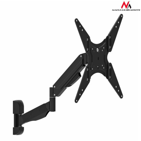 UCHWYT DO TV MACLEAN, DO TELEWIZORA LUB MONITORA, GAZOWA S PRĘŻYNA, 2 RAMIONA, REGULACJA WYSOKOŚCI 25CM, 32"-55", 22KG, CZARNY, M UCHWYT DO TV MACLEAN, DO TELEWIZORA LUB MONITORA, GAZOWA S PRĘŻYNA, 2 RAMIONA, REGULACJA WYSOKOŚCI 25CM, 32"-55", 22KG, CZARNY, M