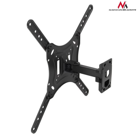 UCHWYT DO TELEWIZORA LUB MONITORA MACLEAN, UNIWERSALNY, MAx 400x400, 13-55", 30KG, CZARNY UCHWYT DO TELEWIZORA LUB MONITORA MACLEAN, UNIWERSALNY, MAx 400x400, 13-55", 30KG, CZARNY