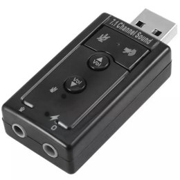 AK103B KARTA DŹWIĘKOWA VIRTUAL 7.1CH USB