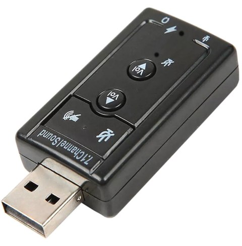 AK103B KARTA DŹWIĘKOWA VIRTUAL 7.1CH USB AK103B KARTA DŹWIĘKOWA VIRTUAL 7.1CH USB