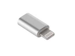 ADA PTER PRZEJŚCIÓWKA MICRO USB - A P PLE LIGHTNING M-LIFE BIAŁA