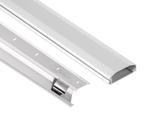 ALUMINIOWA LISTWA MASKUJĄCA DO KABLI MACLEAN, ŁATWE OTW. I ZAM, 60x20x750MM, MC-693 W ALUMINIOWA LISTWA MASKUJĄCA DO KABLI MACLEAN, ŁATWE OTW. I ZAM, 60x20x750MM, MC-693 W