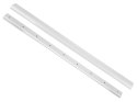 ALUMINIOWA LISTWA MASKUJĄCA DO KABLI MACLEAN, ŁATWE OTW. I ZAM, 60x20x750MM, MC-693 W