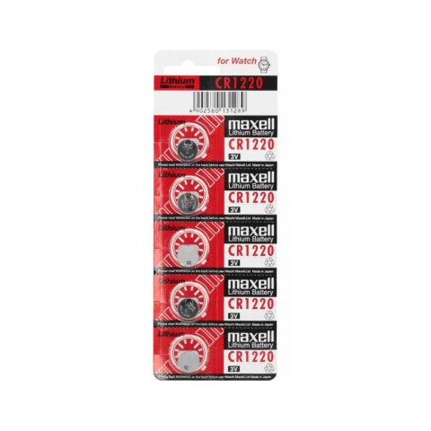 BATERIA MAxELL CR1220 5SZT/BLIST. BATERIA MAxELL CR1220 5SZT/BLIST.