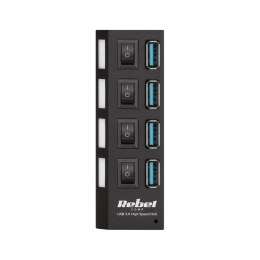 HUB USB 3.0 4  PORTOWY REBEL
