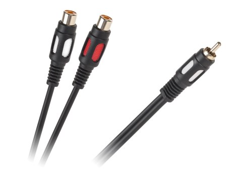 KABEL 1RCA-2 GNIAZDA RCA 25CM KABEL 1RCA-2 GNIAZDA RCA 25CM