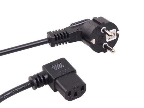 KABEL ZASILAJĄCY MACLEAN, KĄTOWY, 3 PIN, WTYK EU, 3M, MCTV-803 KABEL ZASILAJĄCY MACLEAN, KĄTOWY, 3 PIN, WTYK EU, 3M, MCTV-803