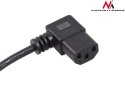 KABEL ZASILAJĄCY MACLEAN, KĄTOWY, 3  PIN, WTYK EU, 3M, MCTV-803