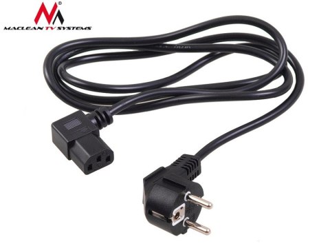 KABEL ZASILAJĄCY MACLEAN, KĄTOWY, 3 PIN, WTYK EU, 3M, MCTV-803 KABEL ZASILAJĄCY MACLEAN, KĄTOWY, 3 PIN, WTYK EU, 3M, MCTV-803