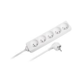 PRZEDŁUŻACZ SIECIOWY REBEL 5 GNIAZD, BEZ  PRZEŁACZNIKA, 3M (1,5MM)