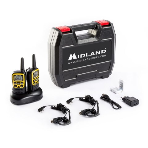 RADIOTELEFONY RĘCZNE PMR MIDLAND XT50 WALIZKA RADIOTELEFONY RĘCZNE PMR MIDLAND XT50 WALIZKA