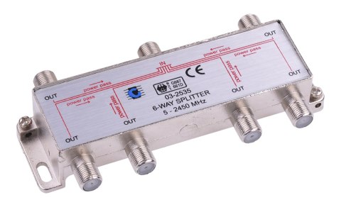 S PLITTER 6WAY 5-2450MHZ S PLITTER 6WAY 5-2450MHZ