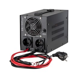 ZASILACZ AWARYJNY KEMOT PROSINUS-800  PRZETWORNICA Z CZYSTYM  PRZEBIEGIEM SINUSOIDALNYM I FUNKCJĄ ŁADOWANIA 12V 230V 800VA/500W - 
