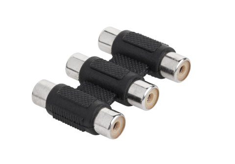 ZŁĄCZE 3 RCA GN - 3 RCA GN
